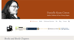 Desktop Screenshot of daniellecitron.com
